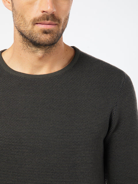PIERRE CARDIN Voyage Pullover/Longsleeve - Smoky Espresso - 55610 92536.6440 von Pierre Cardin