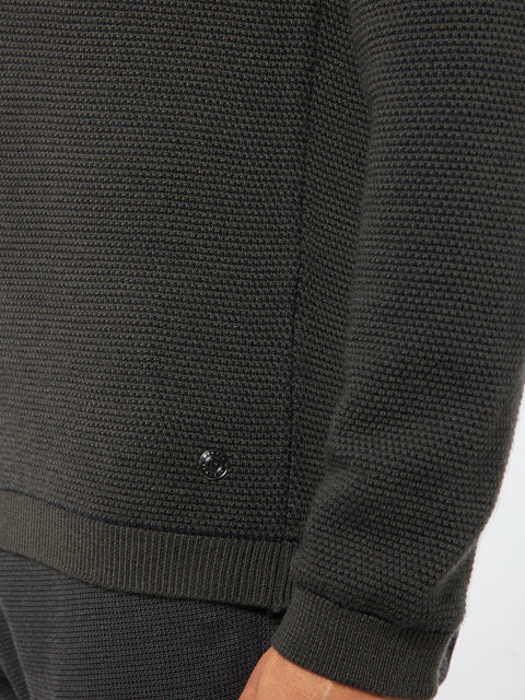 PIERRE CARDIN Voyage Pullover/Longsleeve - Smoky Espresso - 55610 92536.6440 von Pierre Cardin
