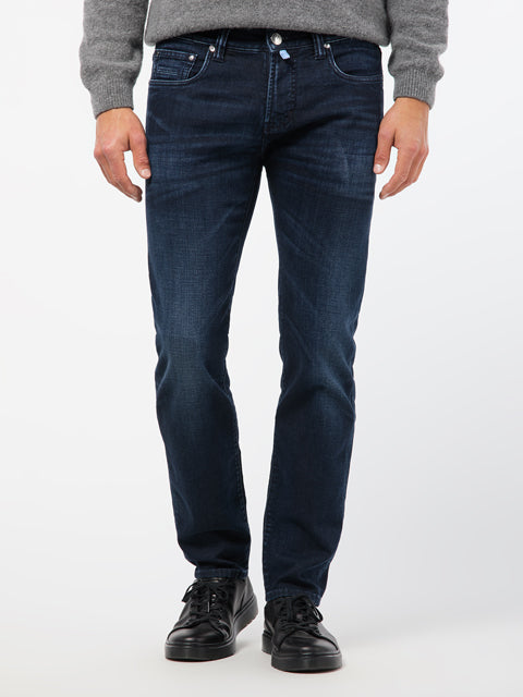 PIERRE CARDIN Antibes Five Pocket - Midnight Indigo Wash - 30031 1500.07