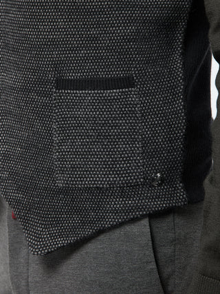PIERRE CARDIN Voyage Strickweste - Dusk Texture Black - 55627 92536.2000
