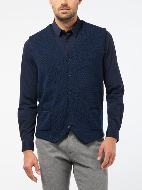PIERRE CARDIN Strickweste - Atlantic Ink - 55627 92536.3000