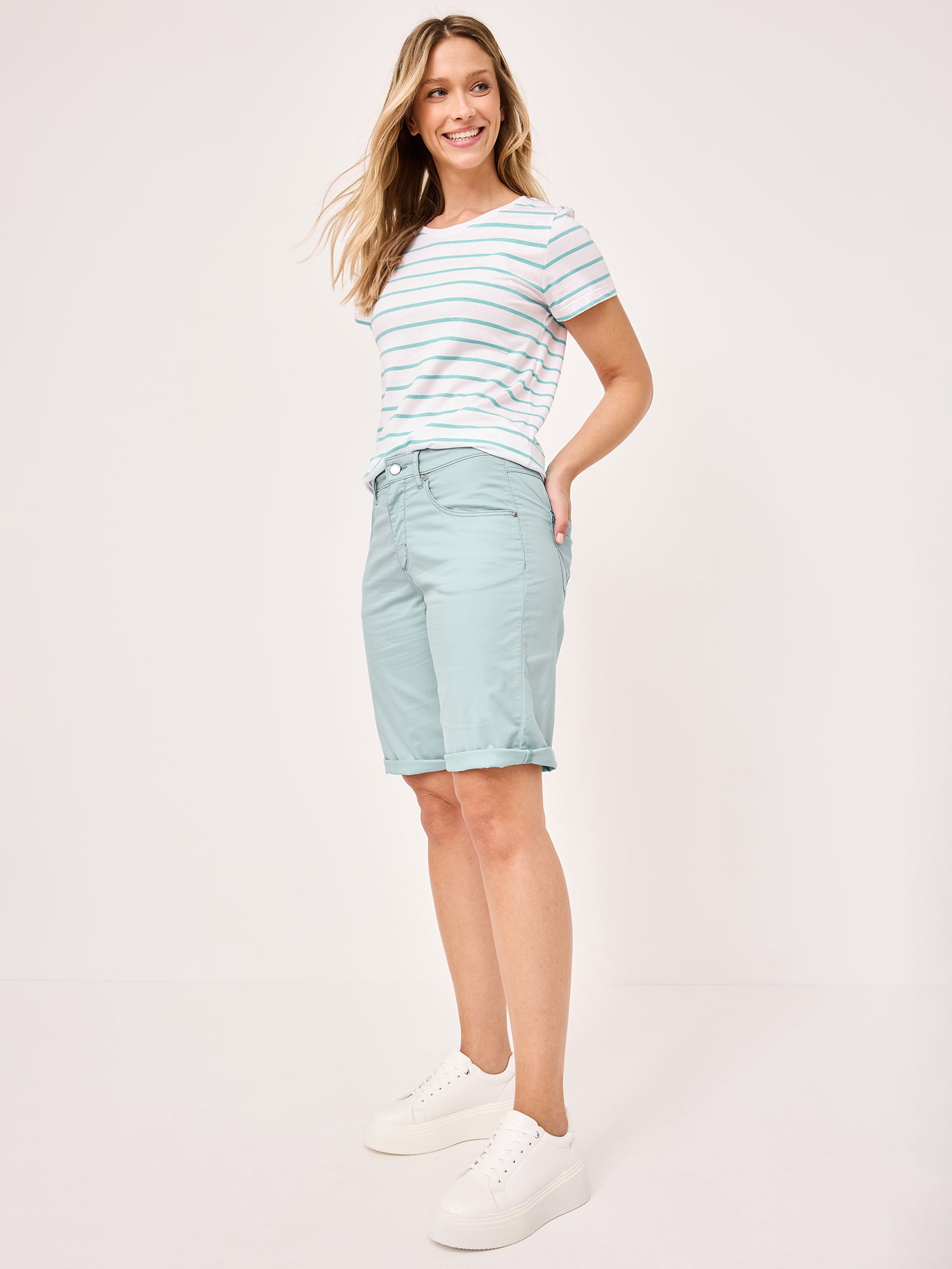 PADDOCKS ANNA Bermudashorts - Minty Sky Blue - 60542 6473.1806 von Paddocks