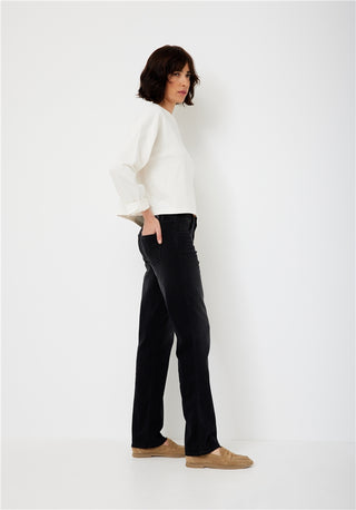 PADDOCKS LARA black used moustache 60566 7991.6006 - STRETCH DENIM