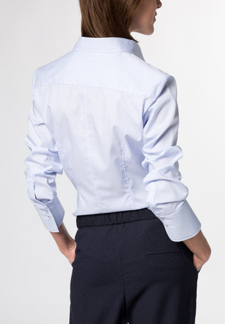 ETERNA MODERN CLASSIC Bluse - Sky Pinstripe White - 6151 D624.11