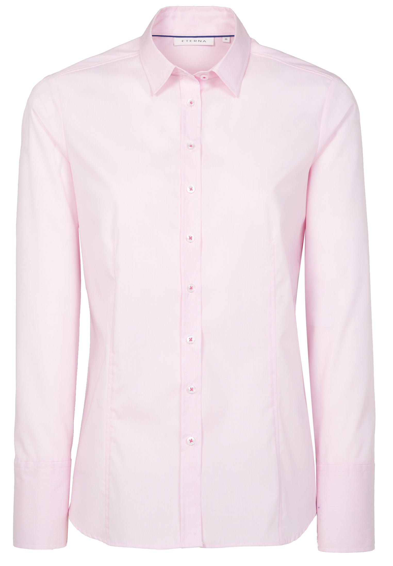 ETERNA MODERN CLASSIC Langarm Bluse - Blush Stripe Harmony - 6151 D624.51