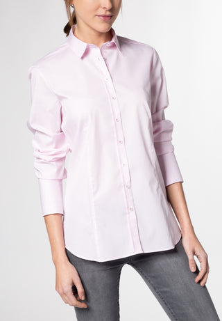 ETERNA MODERN CLASSIC Langarm Bluse - Blush Stripe Harmony - 6151 D624.51