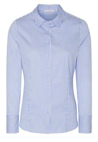 ETERNA CLASSIC FIT Bluse - Sea Glass Stripe - 6281-12-D708