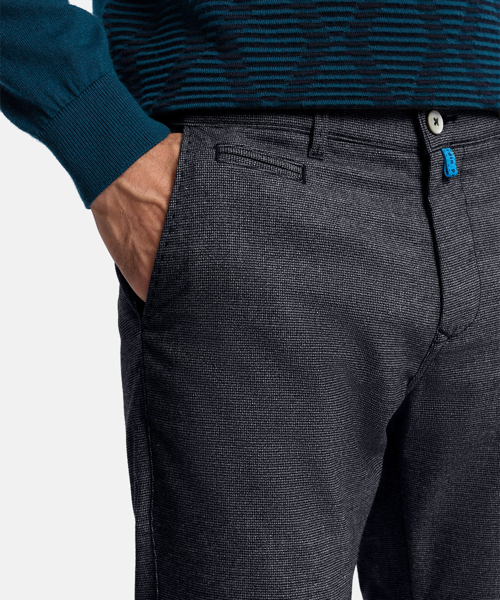 PIERRE CARDIN LYON TAPERED Hose - Midnight Graphite - 33757 1012.6312 von Pierre Cardin