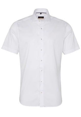 ETERNA MODERN FIT Performance Shirt Kurzarm Hemd uni - Pure Linen White - 3377-00-C17V