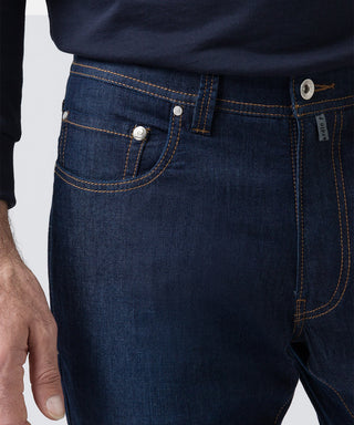 PIERRE CARDIN Lyon Tapered Jeans - Midnight Indigo Wash - 34510 8083.6814