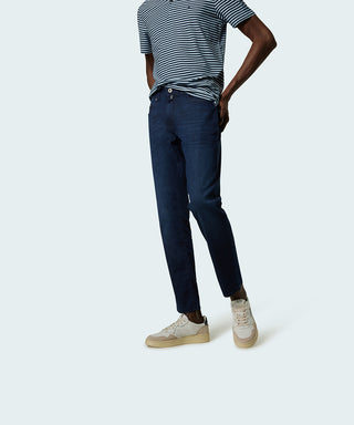 PIERRE CARDIN LYON TAPERED - Midnight Indigo Used - 34510 7763.6814