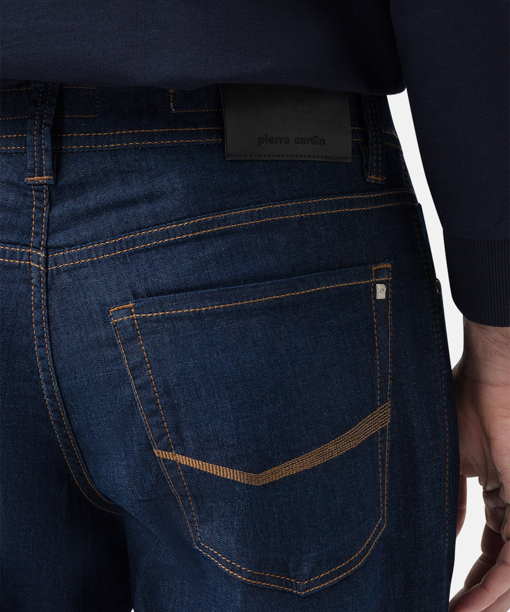 PIERRE CARDIN Lyon Tapered Jeans - Midnight Indigo Wash - 34510 8083.6814 von Pierre Cardin