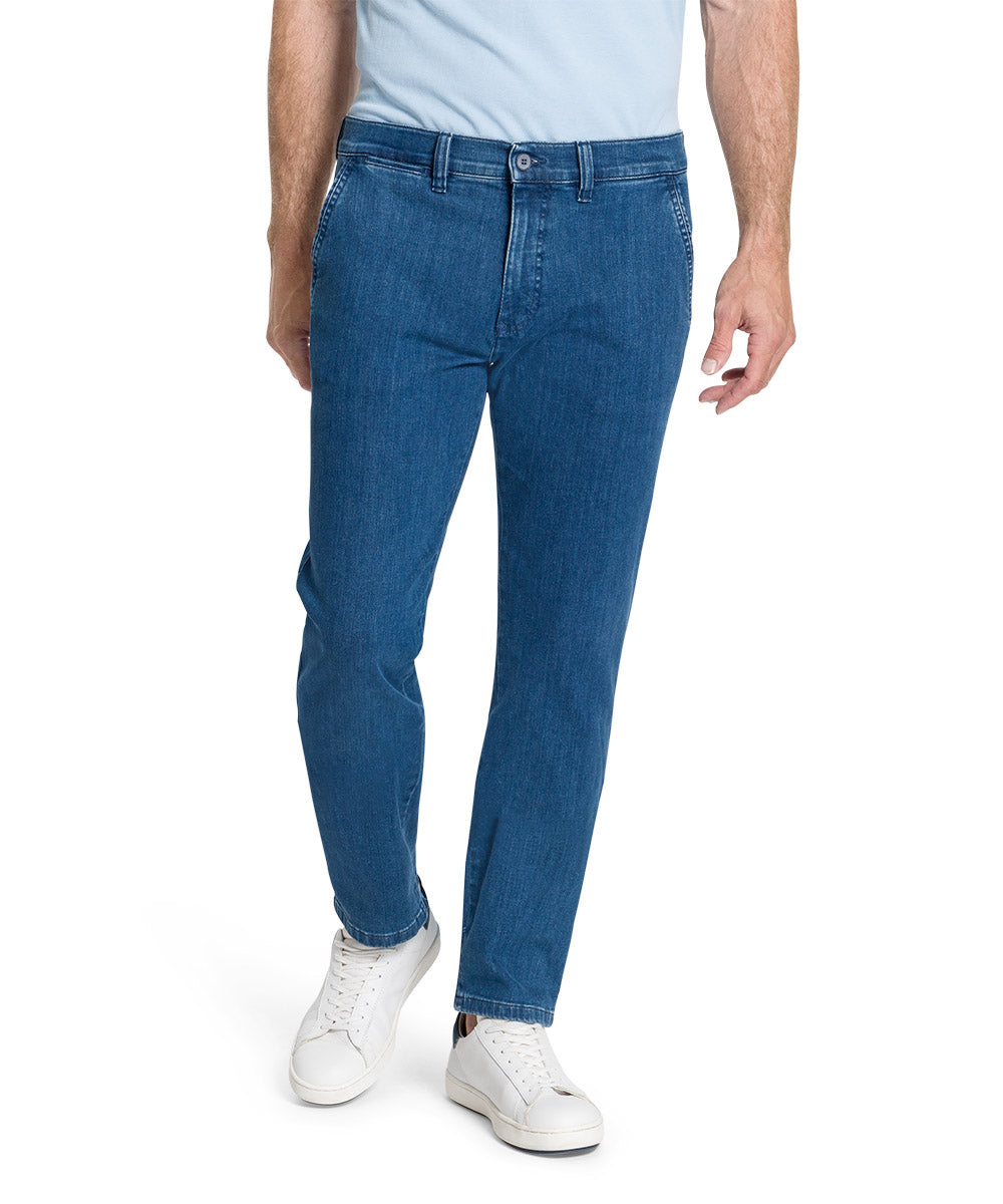 PIONEER ROBERT - Stretch Chino Washed Blue Stone - 14990 6710.6821 von Pioneer