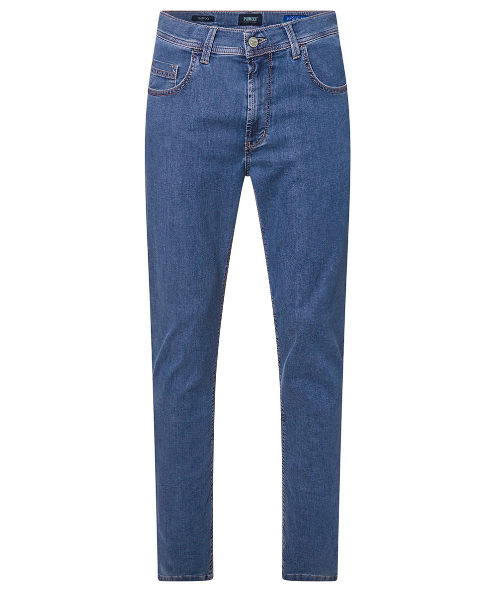 PIONEER Rando Jeanshose - Cloudy Riviera Blue - 16801 6515.6821