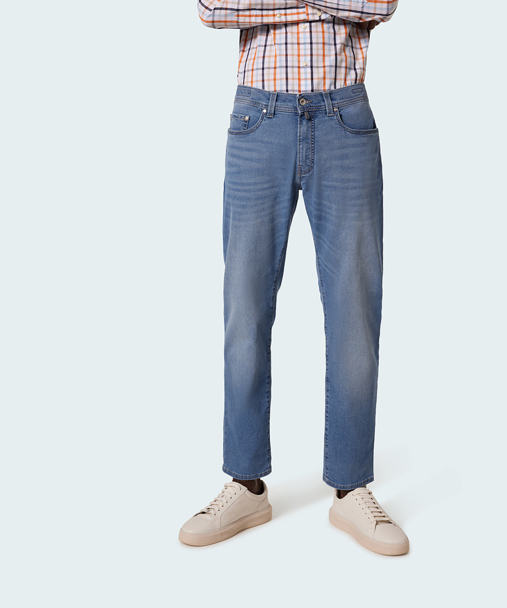 PIERRE CARDIN LYON TAPERED - Harbor Mist Blue - 34510 8139.6833