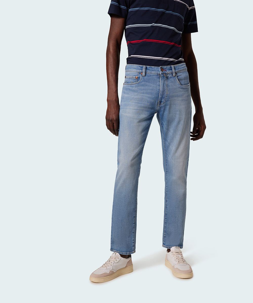 PIERRE CARDIN LYON TAPERED Jeans - Icewashed Harbour Blue - 34490 7749.6847