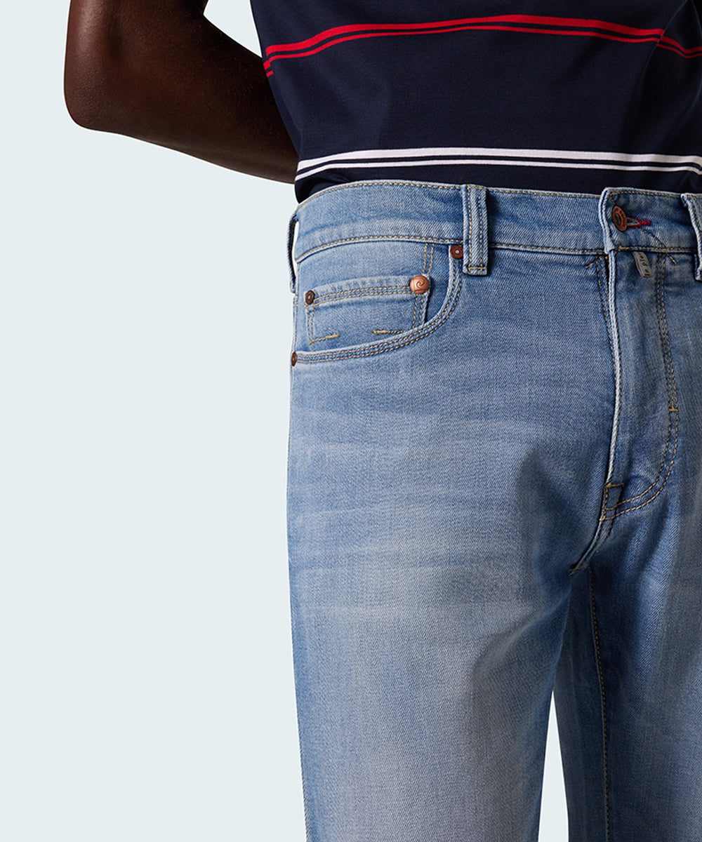 PIERRE CARDIN LYON TAPERED Jeans - Icewashed Harbour Blue - 34490 7749.6847 von Pierre Cardin