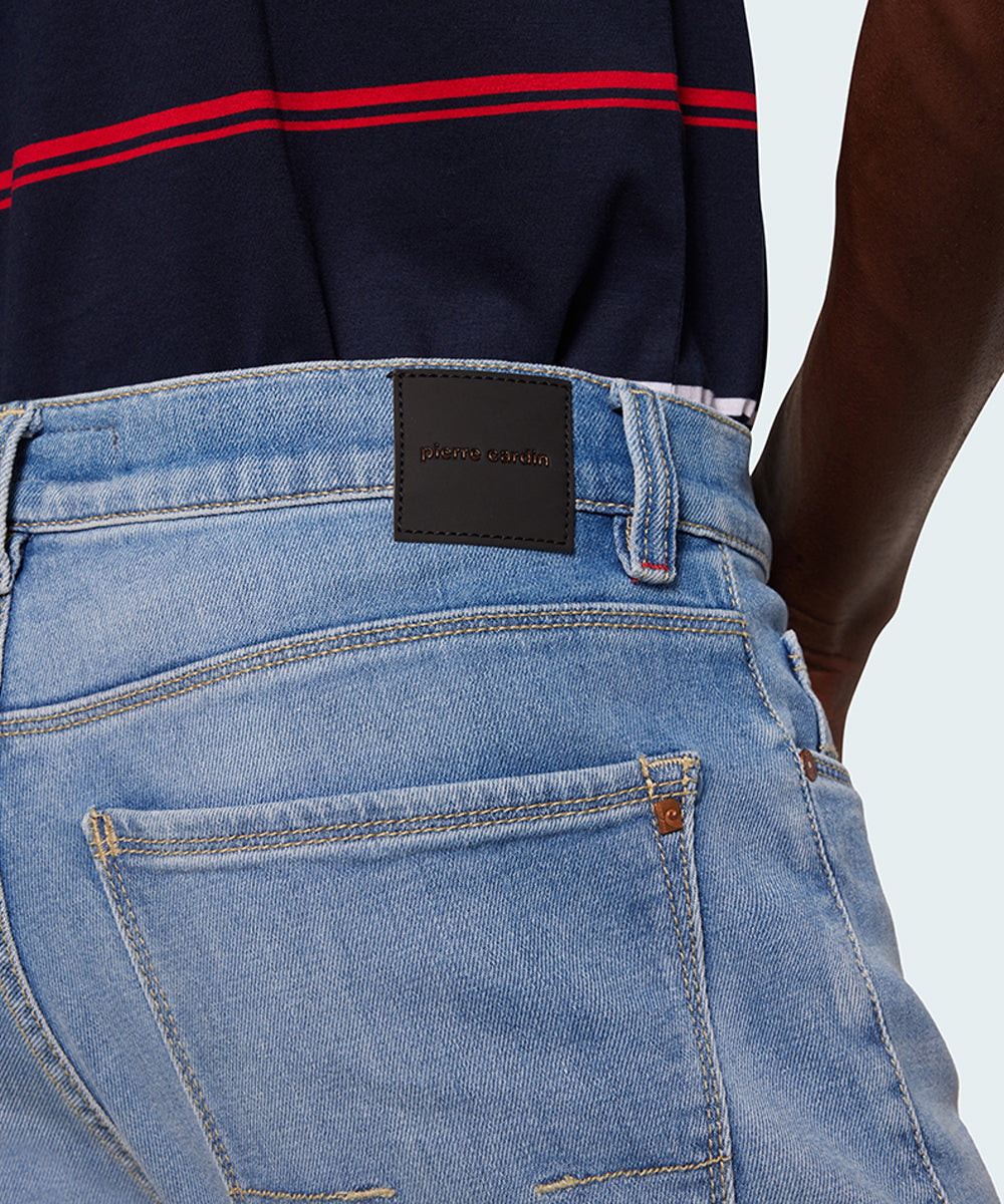 PIERRE CARDIN LYON TAPERED Jeans - Icewashed Harbour Blue - 34490 7749.6847 von Pierre Cardin