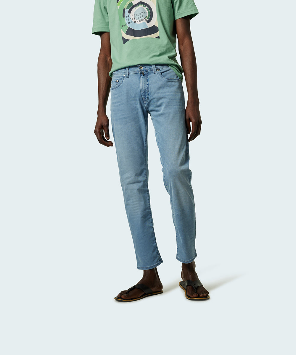PIERRE CARDIN LYON TAPERED Jeans - Shore Mist Blue - 34510 8139.6853