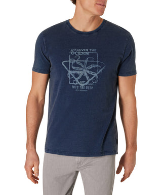 PIONEER Ocean Dive T-Shirt - Deep Indigo Blue - 67006 2000.6864