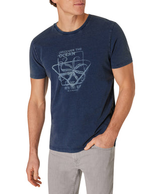 PIONEER Ocean Dive T-Shirt - Deep Indigo Blue - 67006 2000.6864