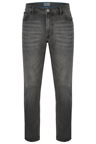 HATTRIC HUNTER Straight Jeans - Charcoal River Grey - 688875 8327.07