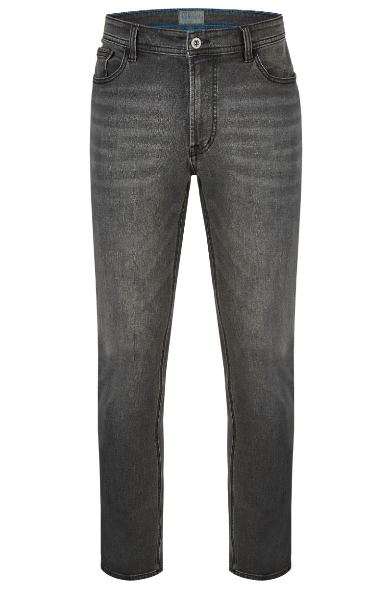 HATTRIC HUNTER Straight Jeans - Charcoal River Grey - 688875 8327.07