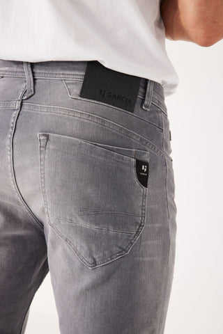 GARCIA JEANS Rocko Five Pocket - Smoky Pearl Grey - 690.5259