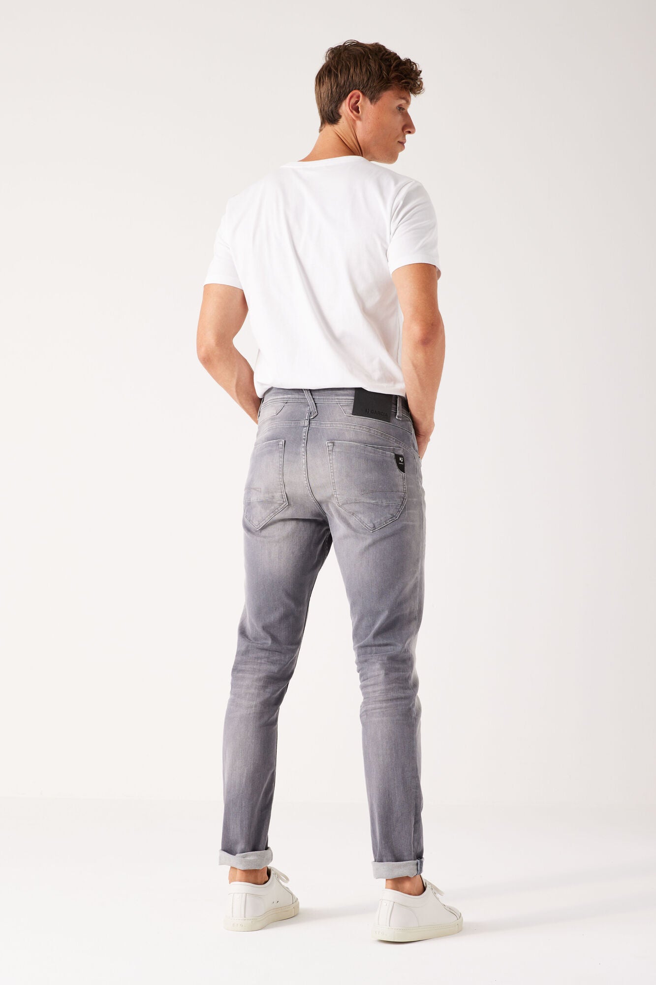 GARCIA JEANS Rocko Five Pocket - Smoky Pearl Grey - 690.5259 von Garcia Jeans