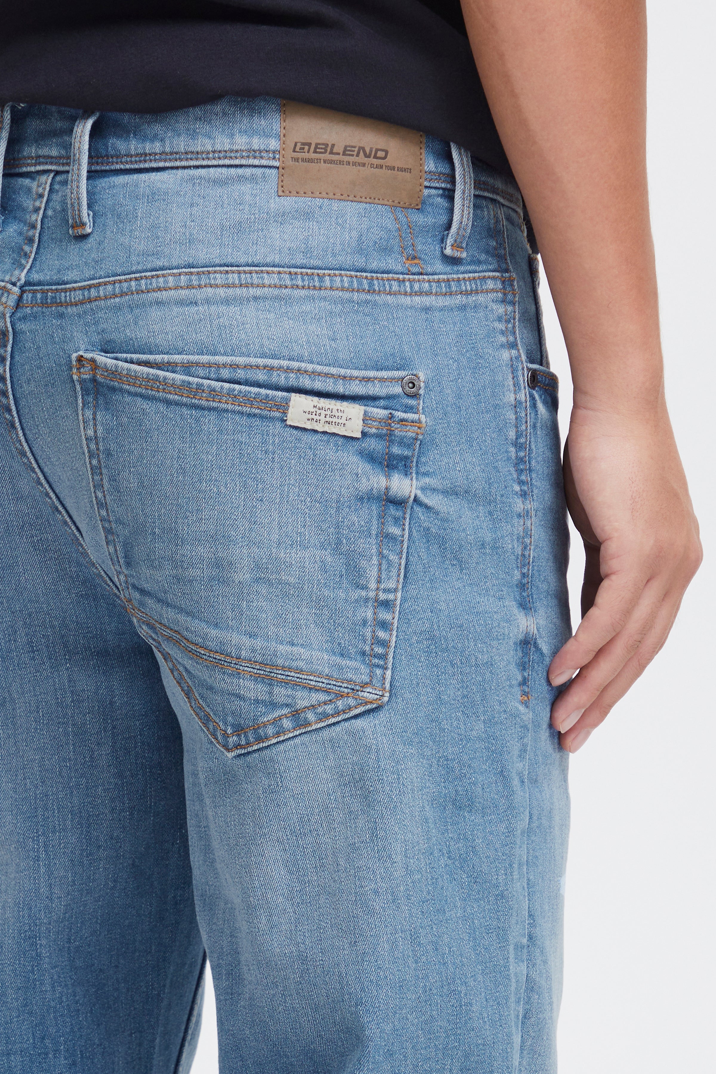 BLEND Rock Jeans - Misty Harbor Blue - 700069.76103-L30 von Blend