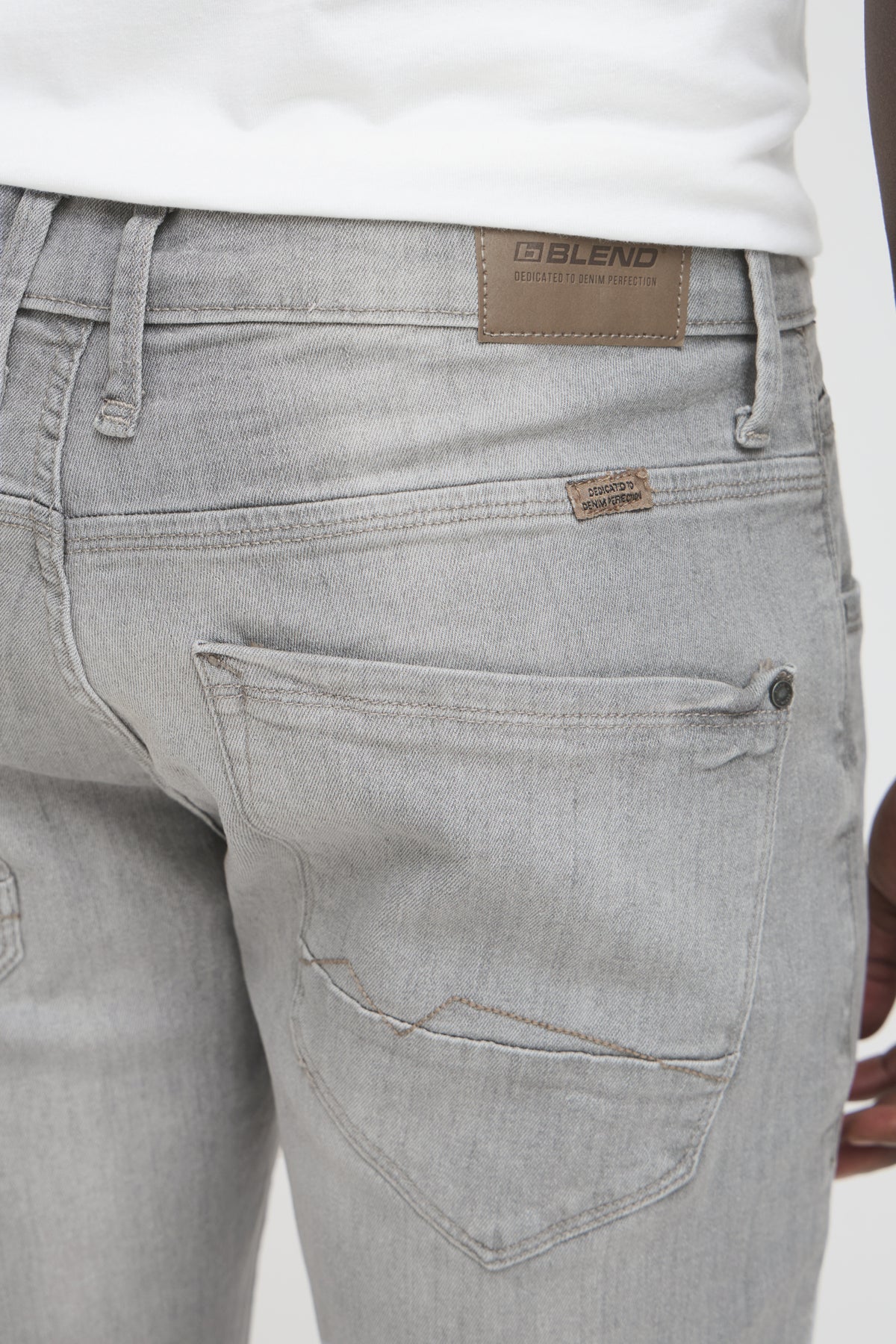 BLEND TWISTER Slim Jeans - Silver Mist Grey - 700511.204379 von Blend