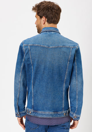 PADDOCKS WESTERN JACKET Regular Denim - Harbor Washed Indigo - 70075 6430.5506