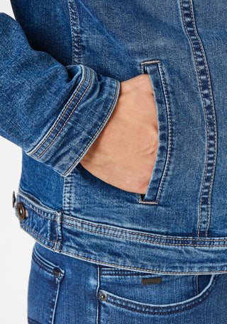 PADDOCKS WESTERN JACKET Regular Denim - Harbor Washed Indigo - 70075 6430.5506