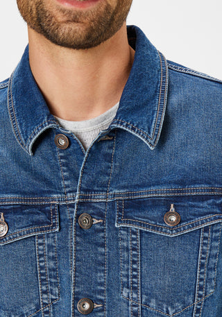PADDOCKS WESTERN JACKET Regular Denim - Harbor Washed Indigo - 70075 6430.5506