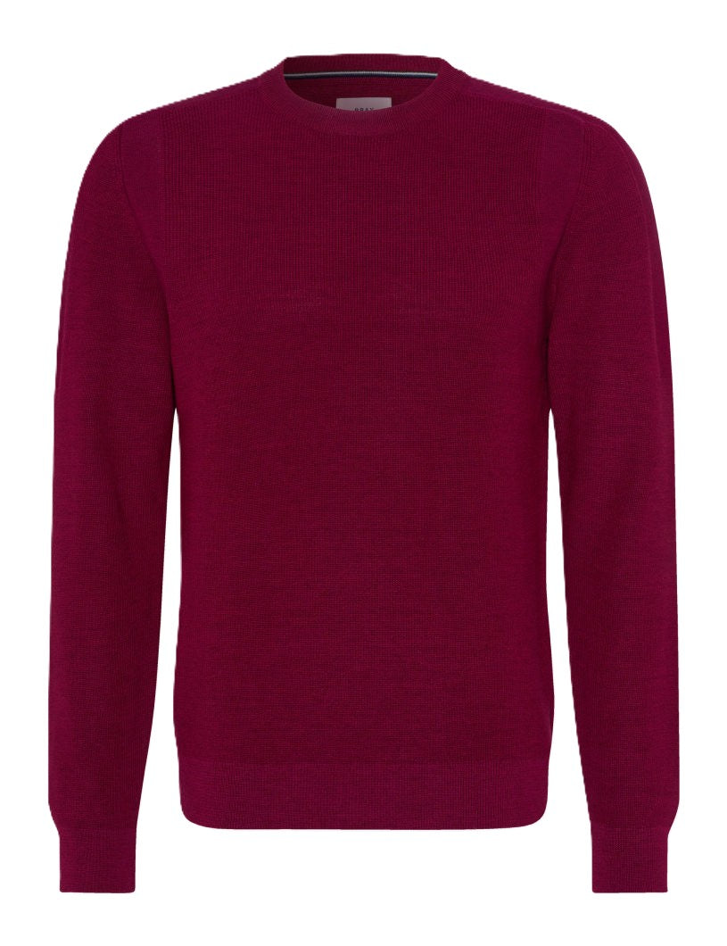 BRAX ROY Pullover/Longsleeve - Burgundy Ember - 70121900 212007-88