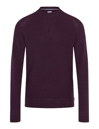 BRAX ROY Strickpullover Rundhals - Blackberry Violet - 70129300 21-2007-88