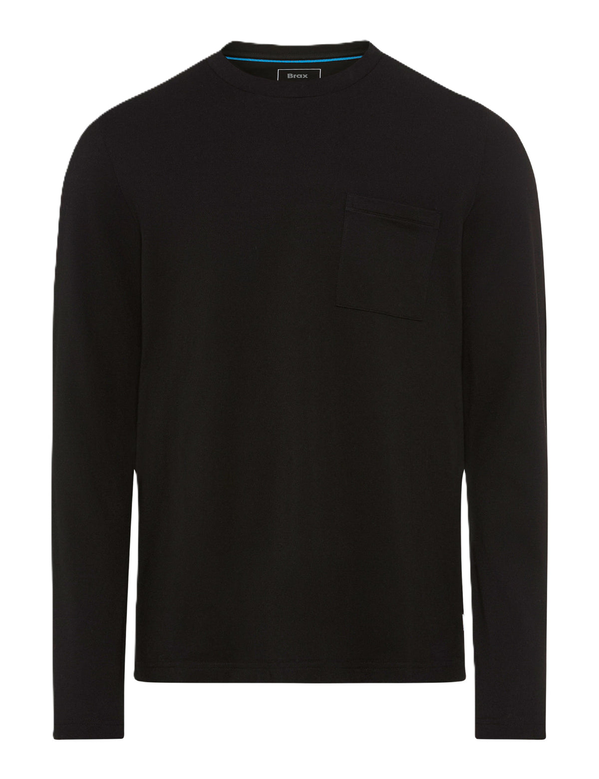 BRAX TIMON BT Longsleeve Rundhals - Black Carbon - 70819300 27-4648-02