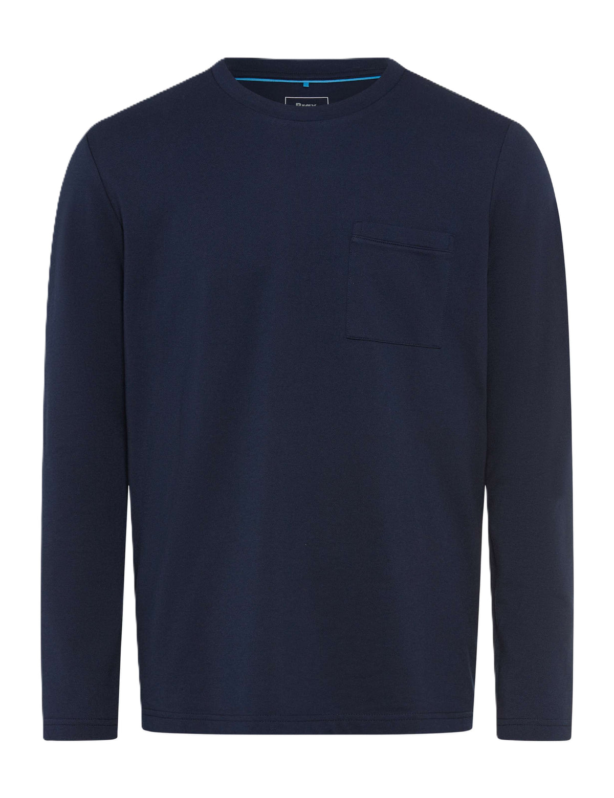 BRAX TIMON BT Longsleeve Rundhals - Midnight Navy - 70819300 27-4648-24