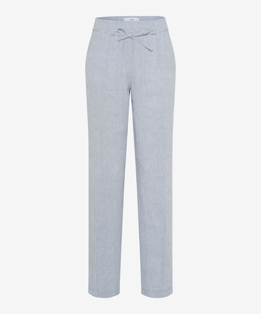 BRAX FARINA Leinenhose - Misty Glacier Blue - 9834620 71-2208-09