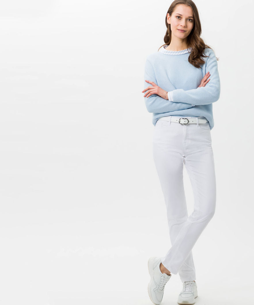 BRAX Mary Five Pocket - Pearl Mist White - 9916920 74-4007-99 von BRAX