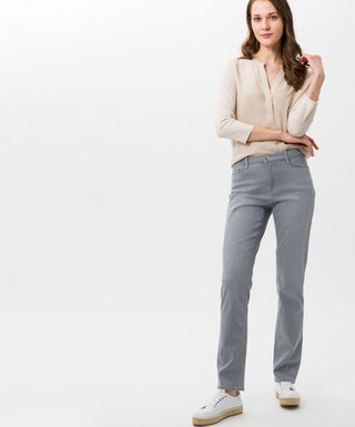 BRAX CAROLA Five-Pocket Jeans - Silver Mist Denim - 9918520 74-4007.07