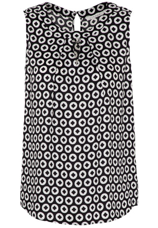 ETERNA BLUSE CLASSIC - Dot Halo Black - 7548 A737.39