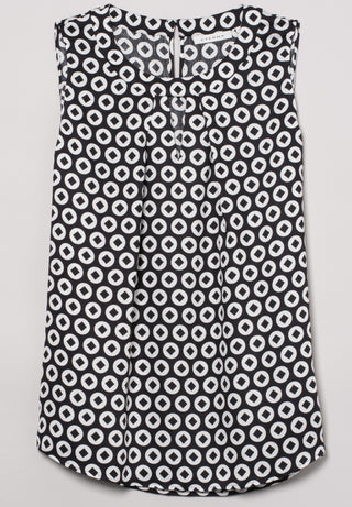 ETERNA BLUSE CLASSIC - Dot Halo Black - 7548 A737.39