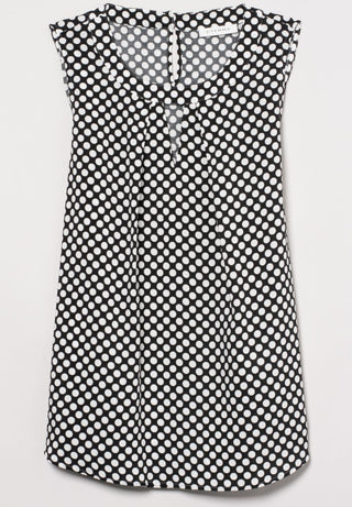 blouse eterna noir blanc pointillé 7872 a737.39
