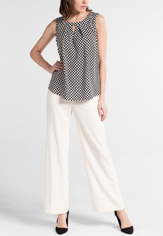 blouse eterna noir blanc pointillé 7872 a737.39