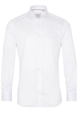 ETERNA 1863 by ETERNA Slim Fit Langarm Hemd - Pearl Silk White - 8005-00-F682