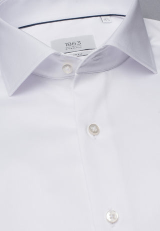 ETERNA 1863 by ETERNA Slim Fit Langarm Hemd - Pearl Silk White - 8005-00-F682
