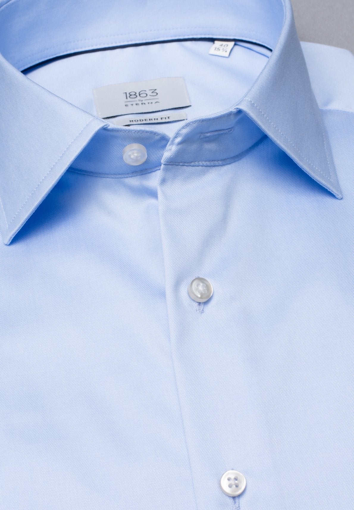 ETERNA 1863 Modern Fit Hemd - Misty Riviera Blue - 8005-10-X687 von Eterna