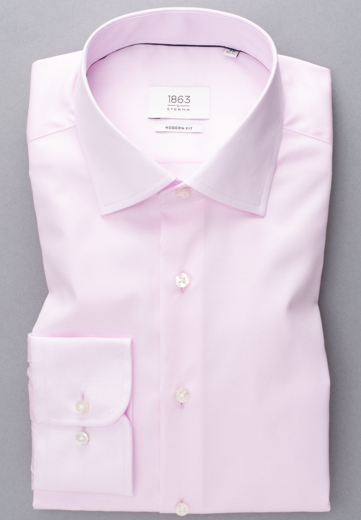 ETERNA 1863 Modern Fit Herrenoberhemd - Blush Tint Pink - 8005-50-X687 von Eterna