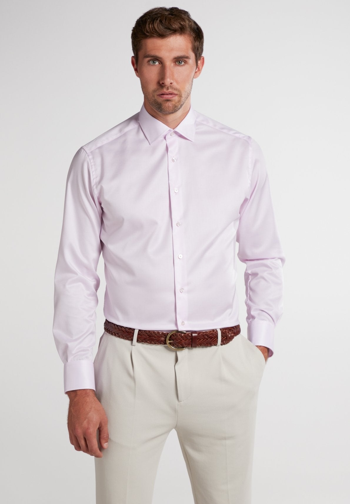 ETERNA 1863 Modern Fit Herrenoberhemd - Blush Tint Pink - 8005-50-X687 von Eterna